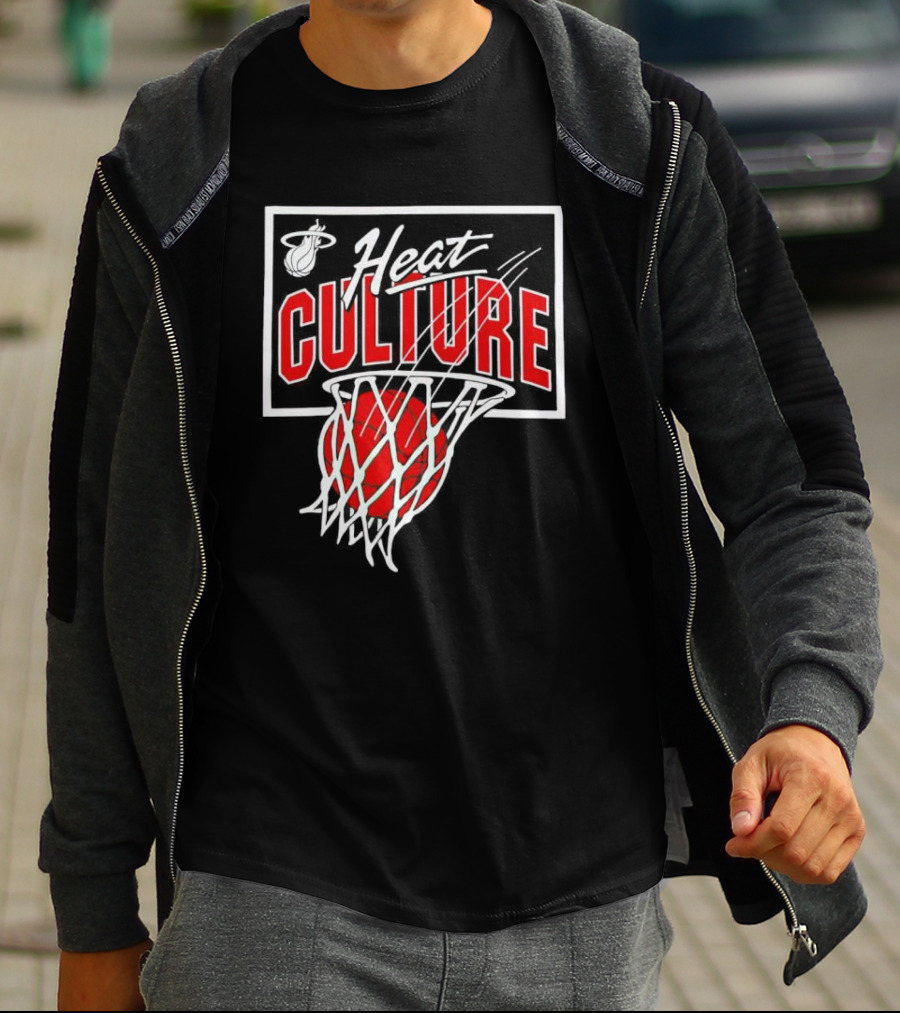 Heat Culture Basketball Net Miami Heat T-Shirt