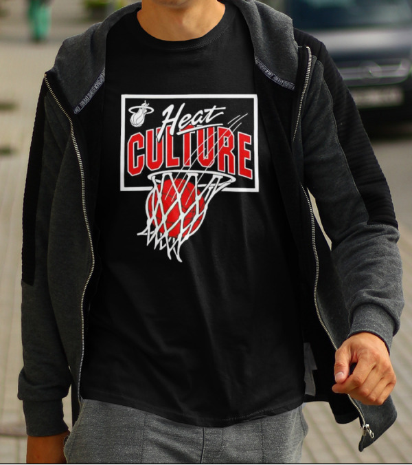 Heat Culture Basketball Net Miami Heat T-Shirt