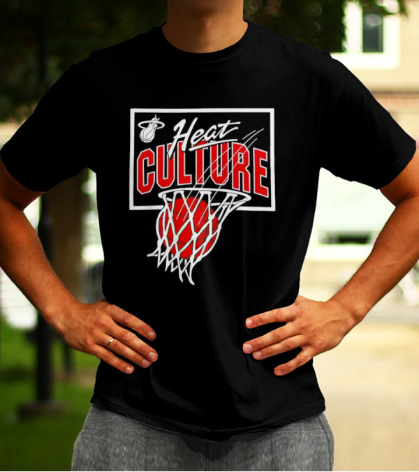 Heat Culture Basketball Net Miami Heat T-Shirt
