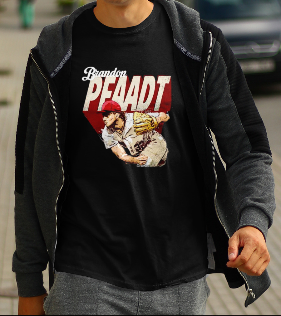 Brandon Pfaadt Arizona Diamondbacks Pitching Action Signature T-Shirt