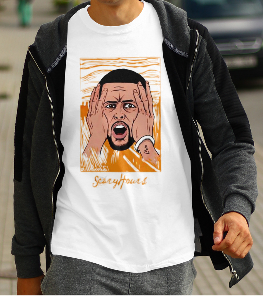 Drake Scary Hours White Munch Scream T-Shirt