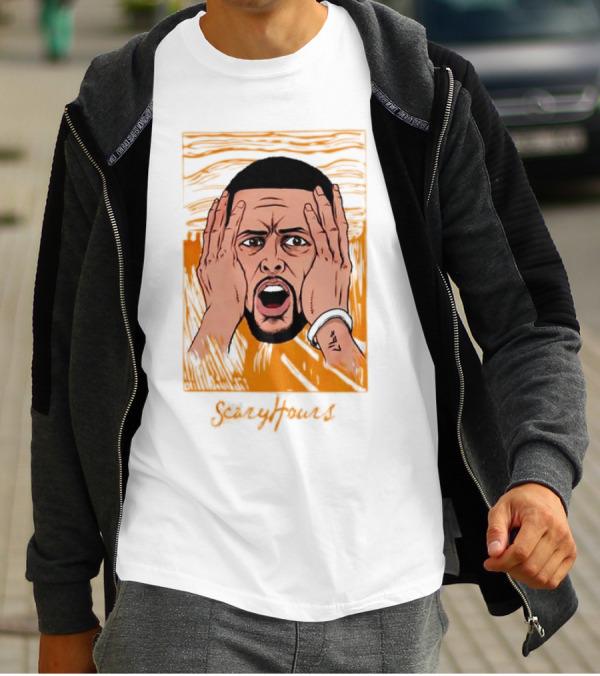 Drake Scary Hours White Munch Scream T-Shirt