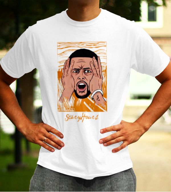 Drake Scary Hours White Munch Scream T-Shirt
