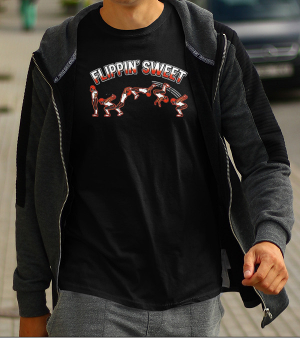 Flippin’ Sweet Cincinnati Bengals Football Acrobatics T-Shirt
