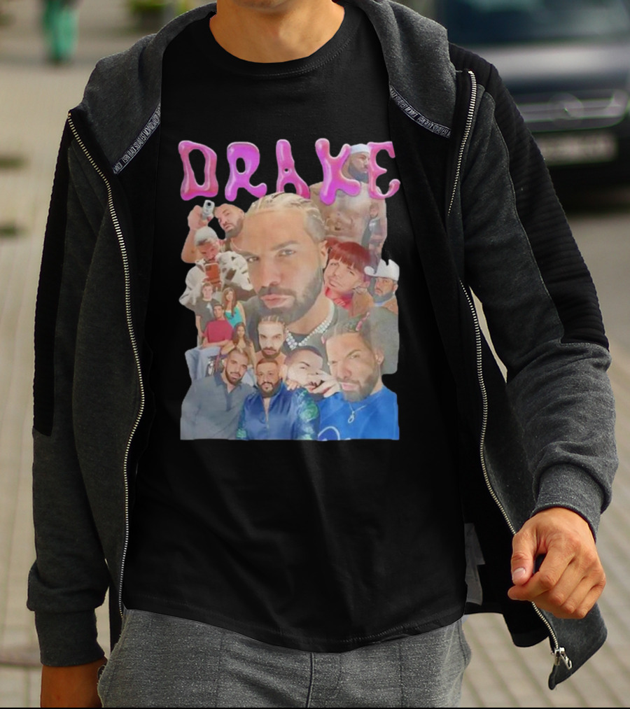 Drake Multi-Portrait Collage T-Shirt