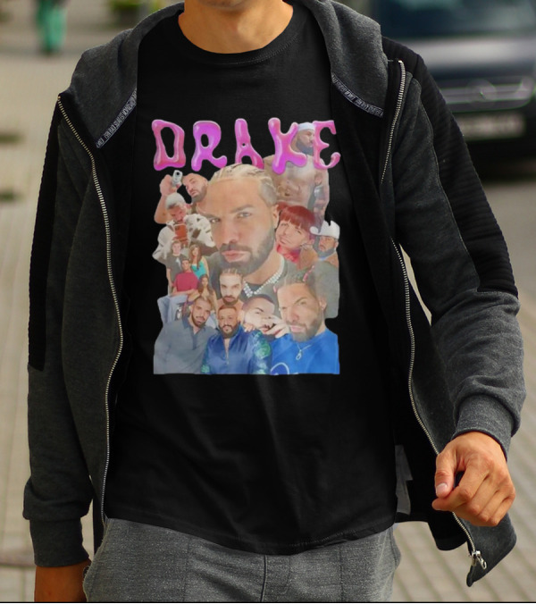 Drake Multi-Portrait Collage T-Shirt