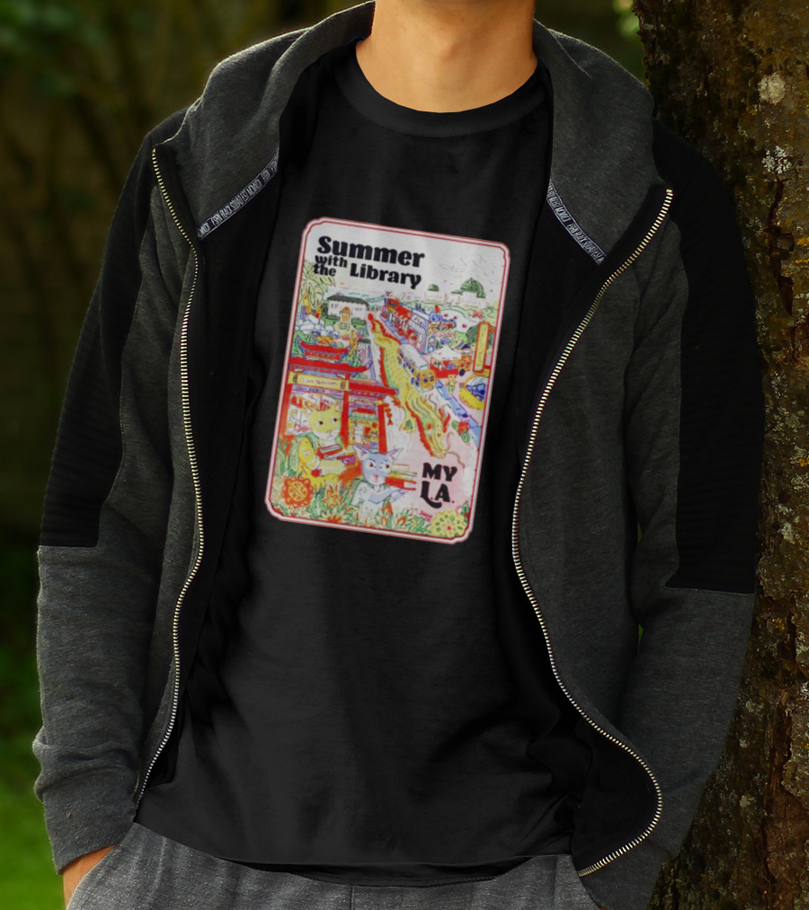Summer With The Library My LA T-Shirt