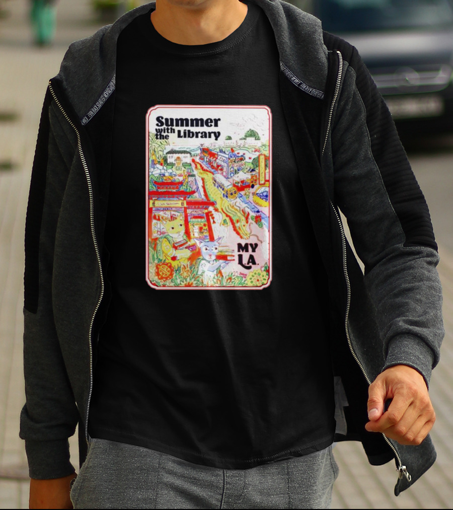 Summer With The Library My LA T-Shirt