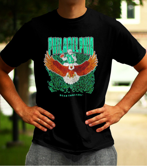 Philadelphia Football Eagle Dead Threads T-Shirt
