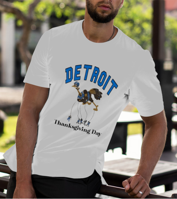 Detroit Turkey Thanksgiving Day T-Shirt