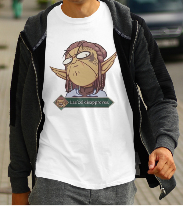 Lae’zel Disapproves Baldur's Gate Meme Expression T-Shirt