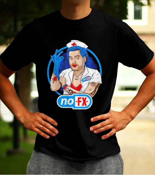 NOFX Nurse Punk Mike Tattoo Cartoon T-Shirt