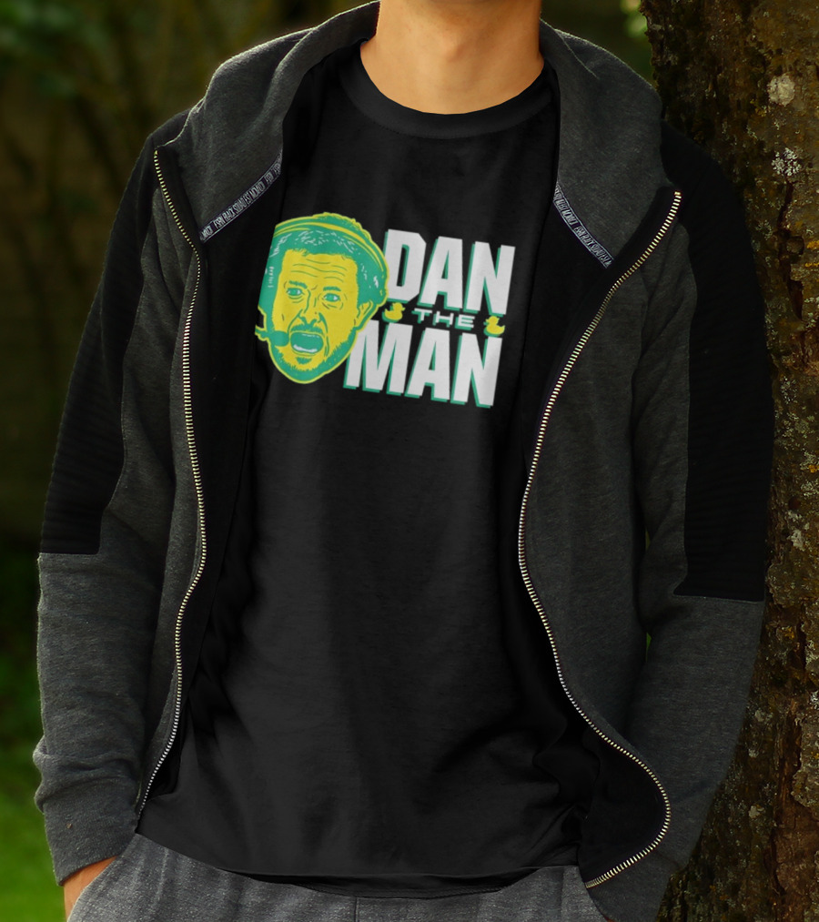 Oregon Fans Dan The Man Ducks Headset T-Shirt