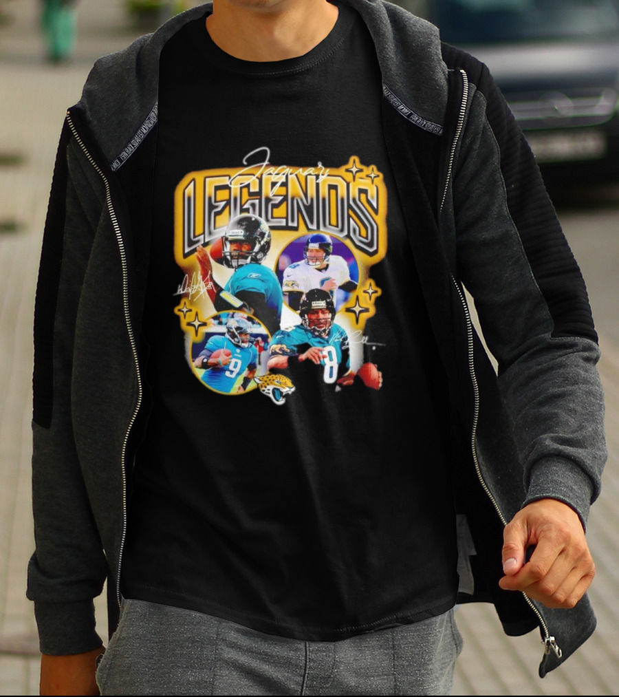 Jaguars Legends Signatures Legendary Football Heroes T-Shirt