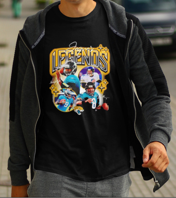 Jaguars Legends Signatures Legendary Football Heroes T-Shirt