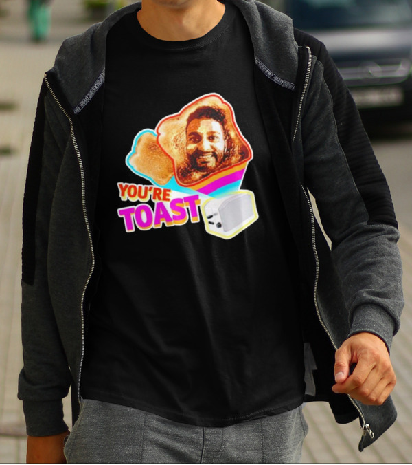 You're Toast Jonny Fairplay Toaster Face Image T-Shirt