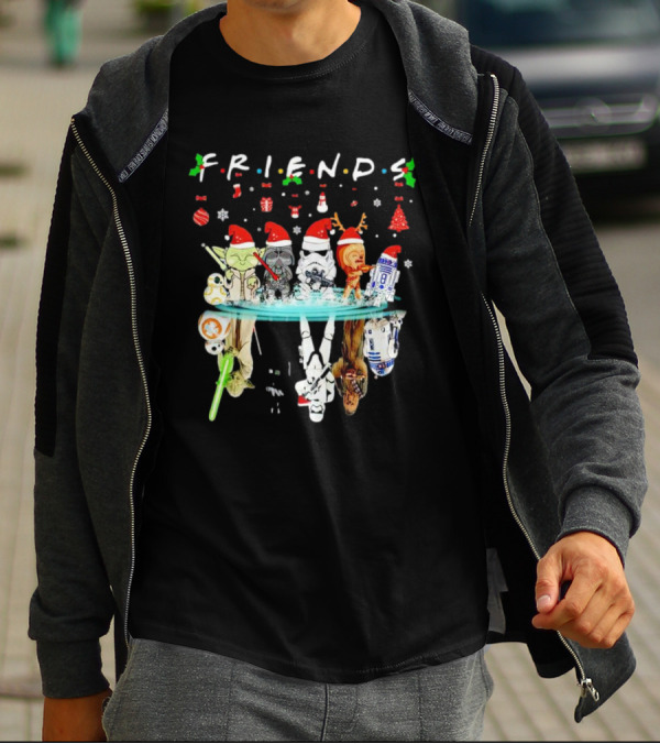 Friends Star War Character Christmas T-Shirt