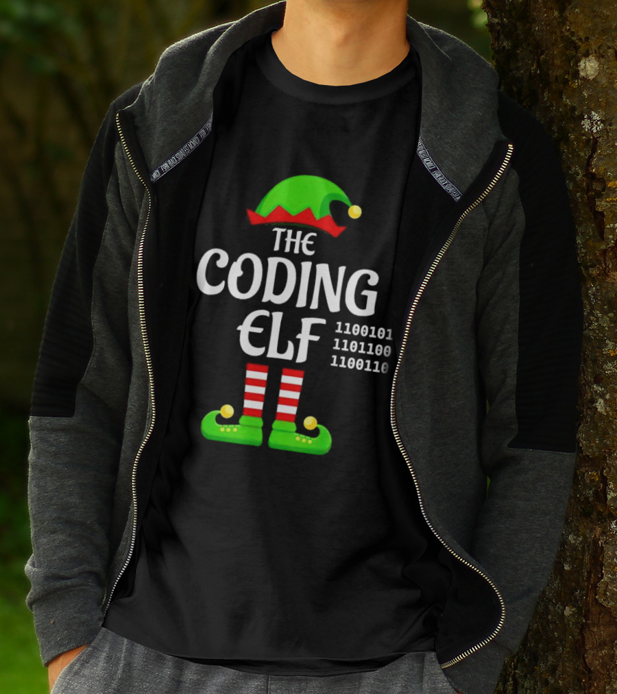 The Coding ELF 1100101 1101100 1101110 T-Shirt