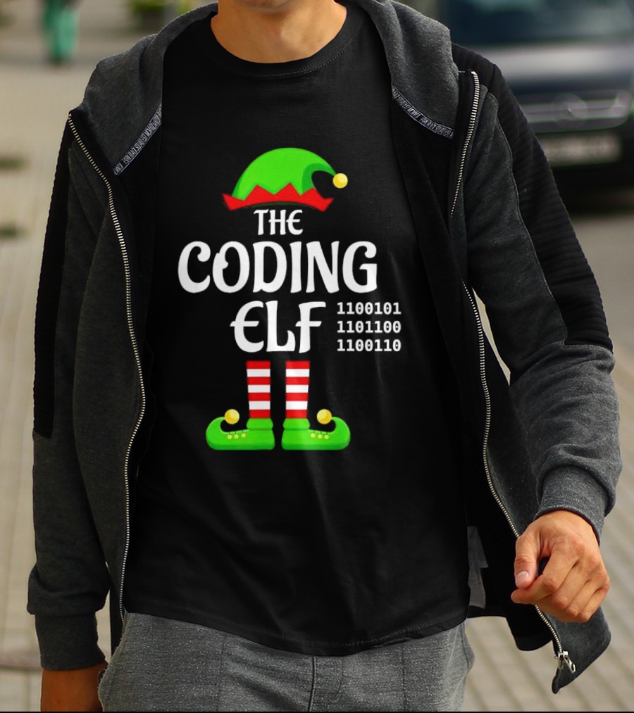 The Coding ELF 1100101 1101100 1101110 T-Shirt