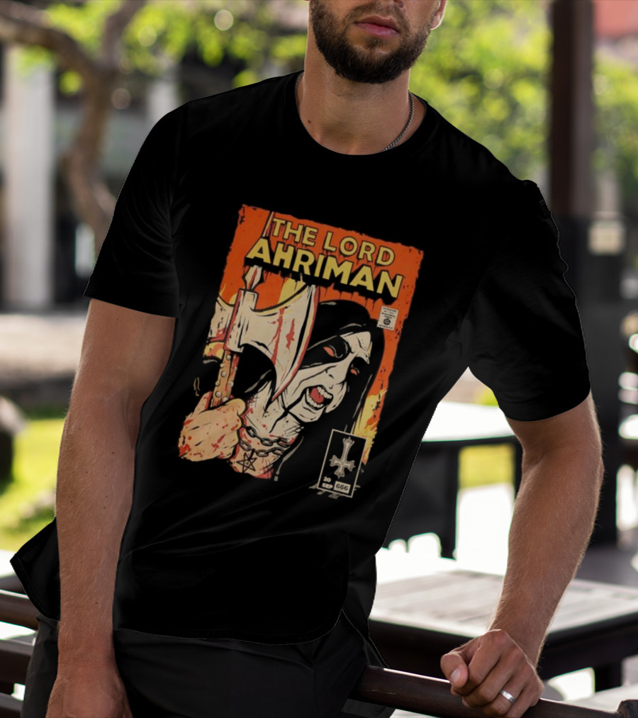 The Lord Ahriman Comic Axe Blood 20 Sep 666 Cover T-Shirt