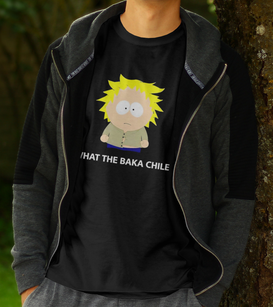 WHAT THE BAKA CHILE South Park Style Character T-Shirt