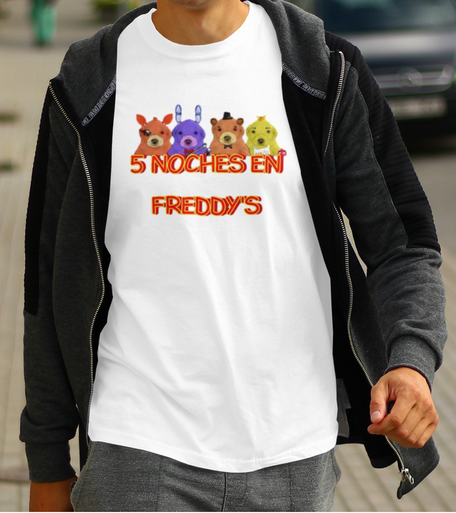 5 Noches En Freddy’s Peluches Colores Animatronics T-Shirt