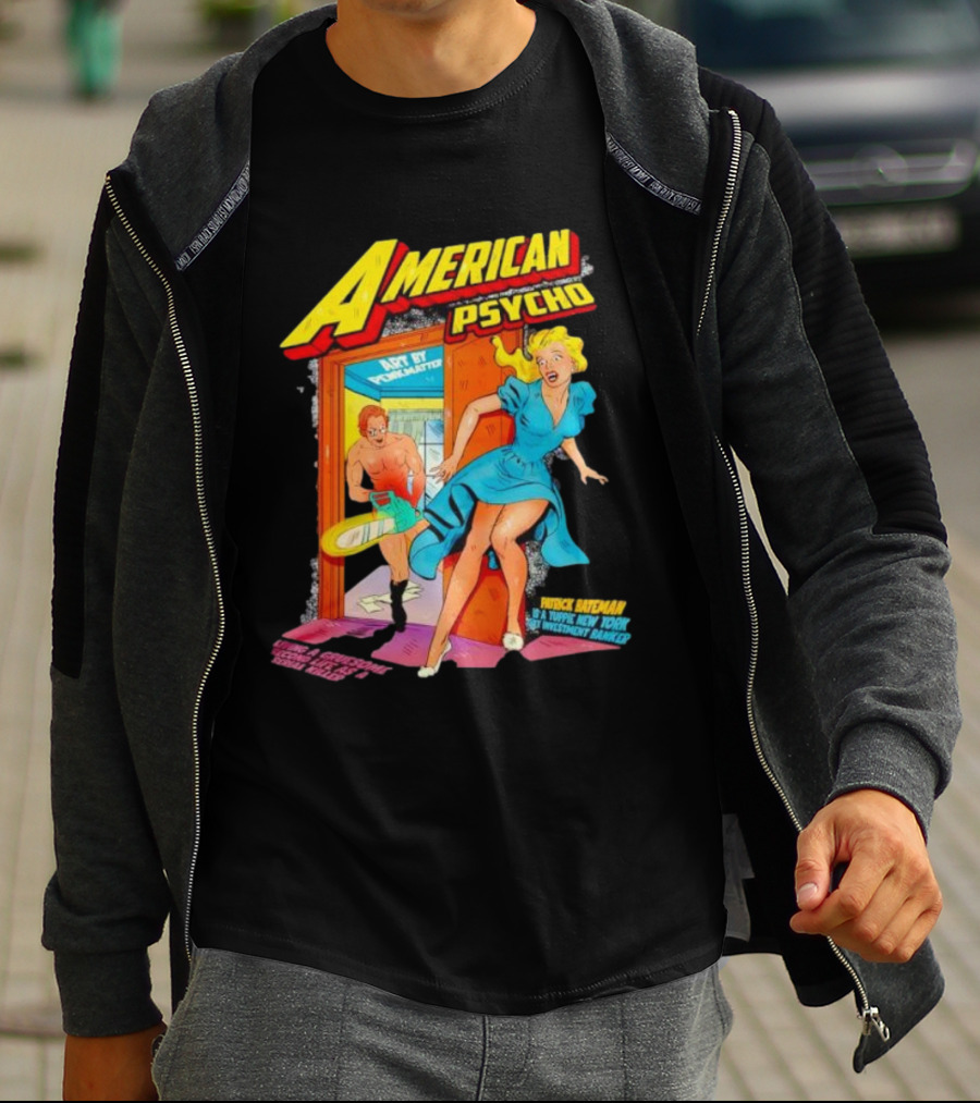 American Psycho Patrick Bateman New York Investment Banker T-Shirt