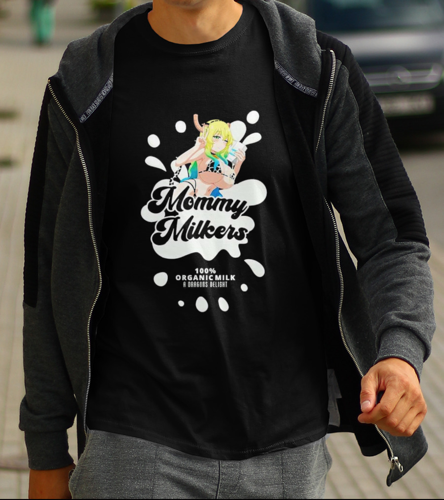 Mommy Milkers 100% Organic Milk A Dragon's Delight T-Shirt