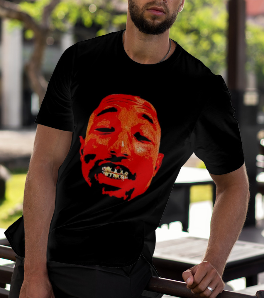Pharrell Suicide Wrist Red Tee Face Grills T-Shirt