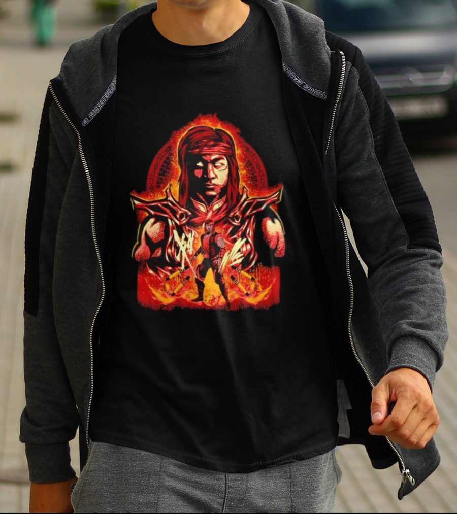 Mortal Kombat Liu Kang Fiery Warrior T-Shirt