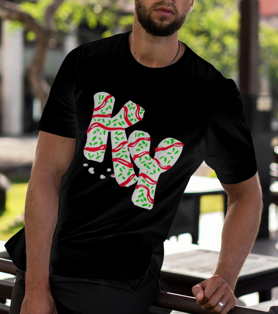 Christmas Treat KY Candy Cane-Inspired T-Shirt