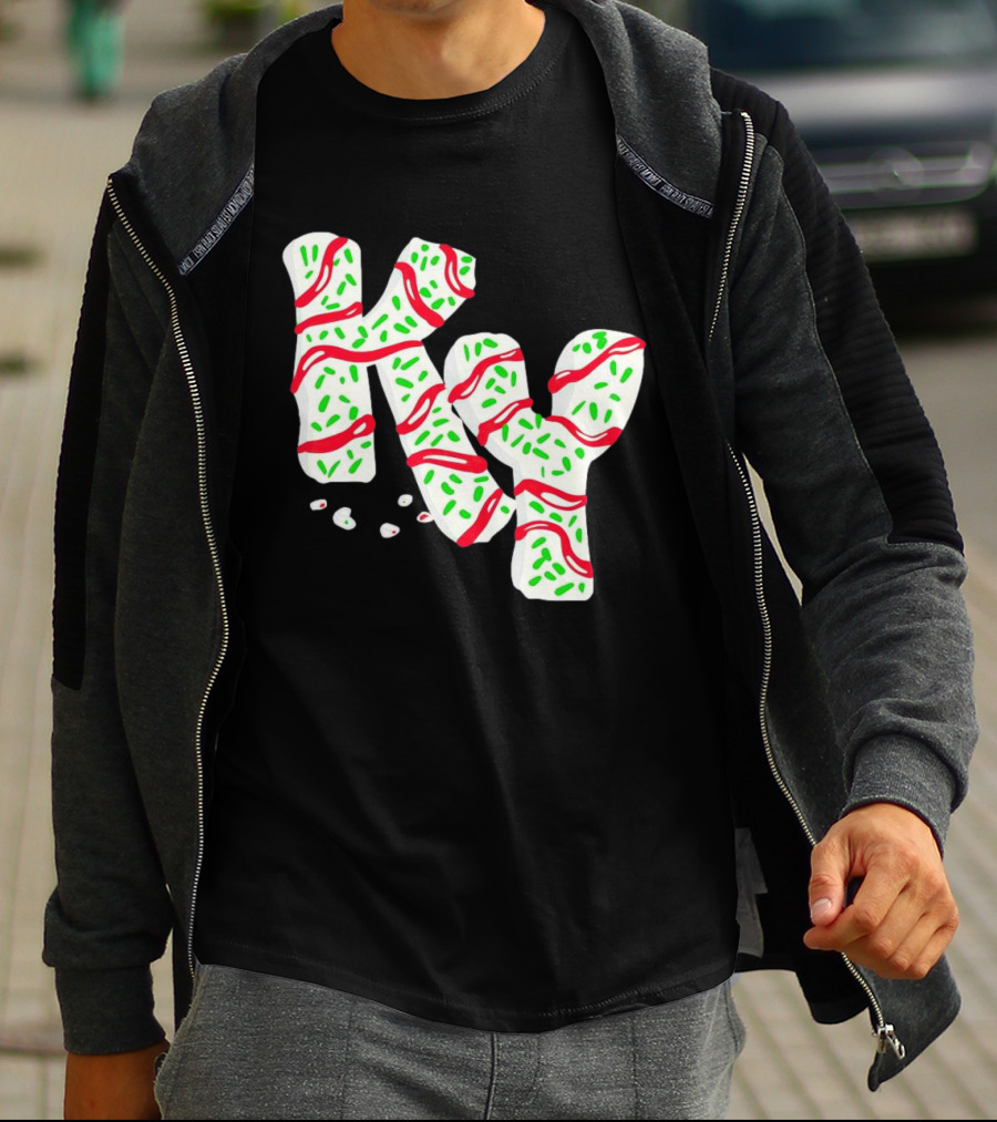 Christmas Treat KY Candy Cane-Inspired T-Shirt