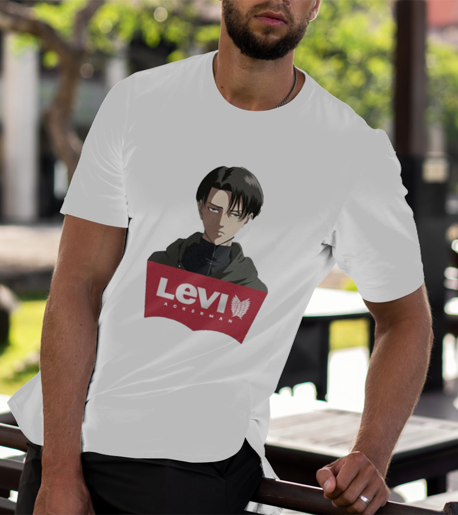 Levi Ackerman Anime Character Iconic T-Shirt