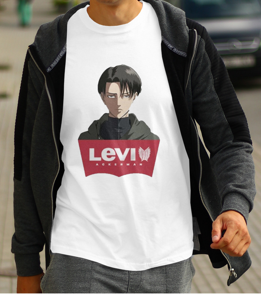 Levi Ackerman Anime Character Iconic T-Shirt
