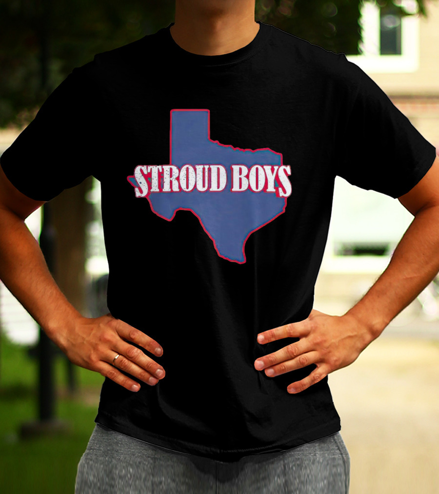 Texas Stroud Boys Texas Map T-Shirt