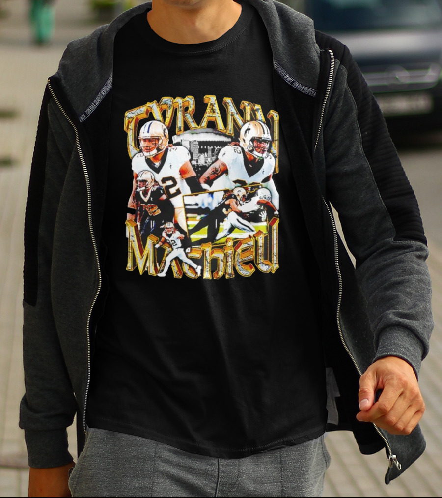 Tyrann Mathieu Football Legends New Orleans Dreams T-Shirt