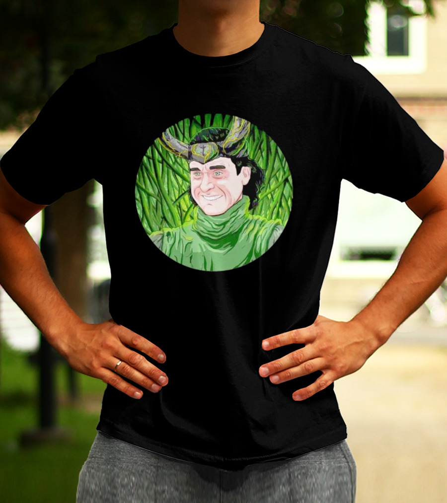 Breaking Bad Loki Crossover Horned Green Character T-Shirt
