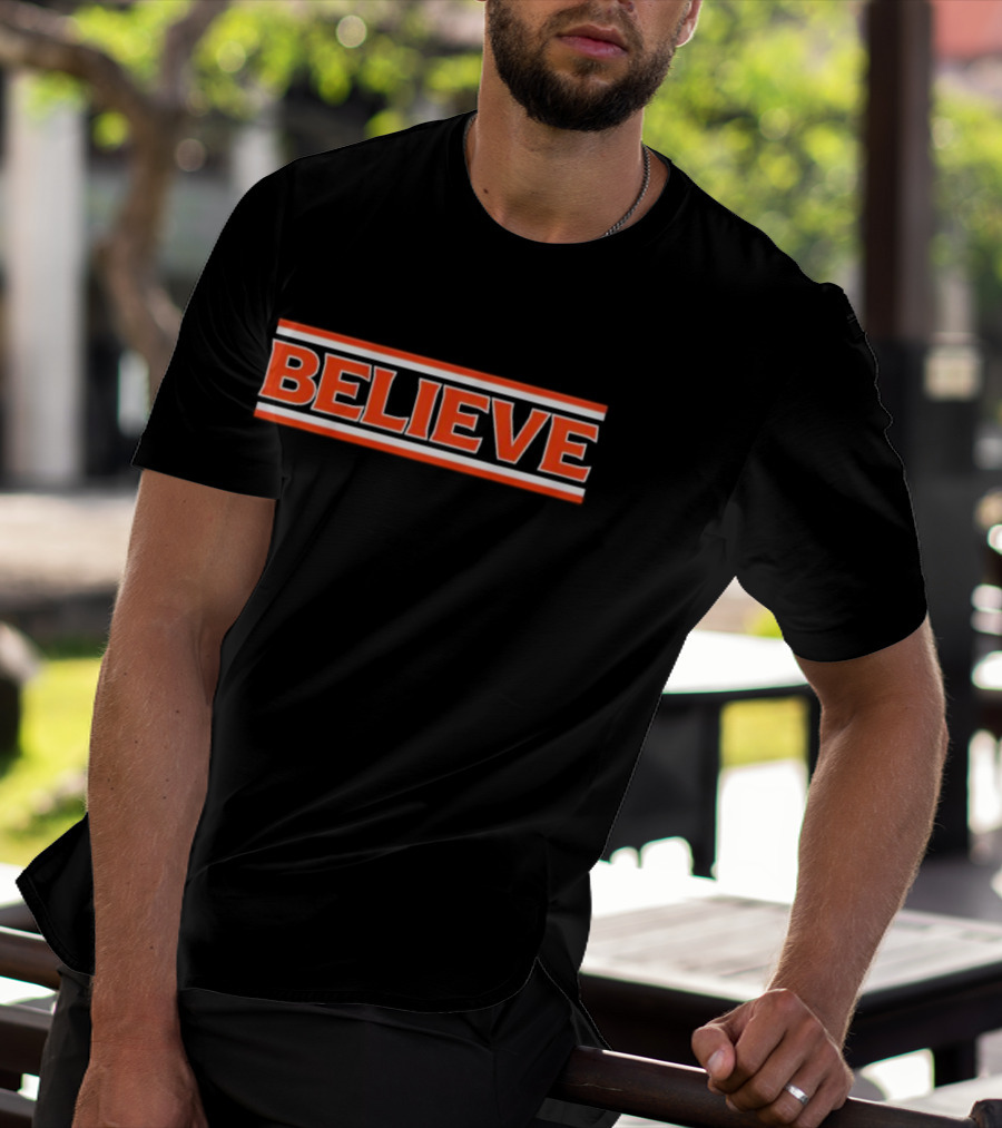 Cleveland Browns Believe Football T-Shirt