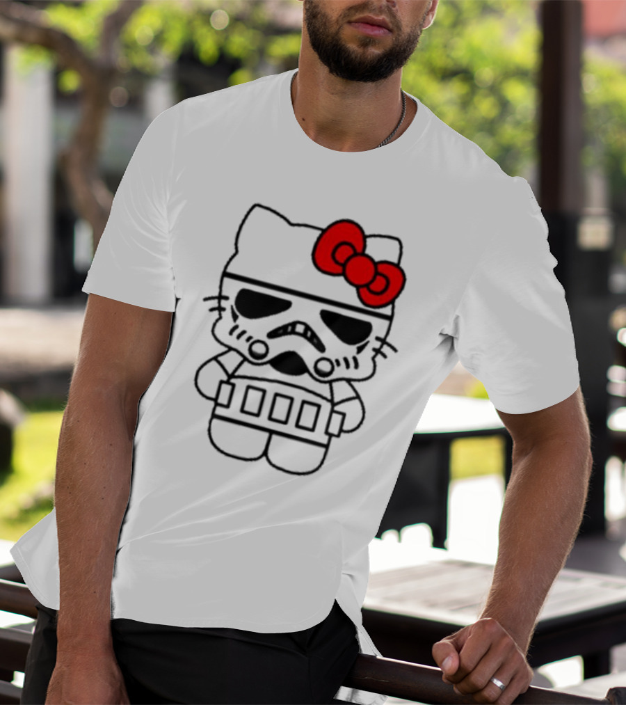 Hello Kitty Star Wars Stormtrooper Crossover T-Shirt