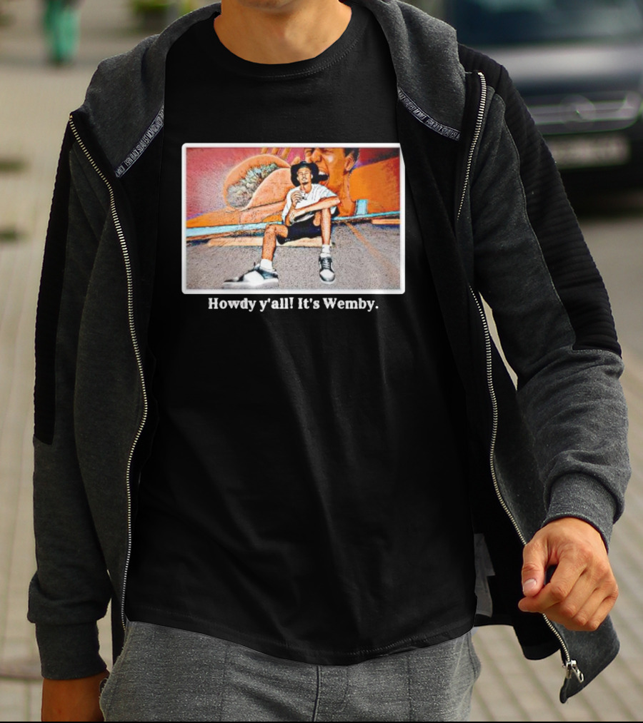 Howdy Y’all It’s Wemby Vintage Style Retro T-Shirt