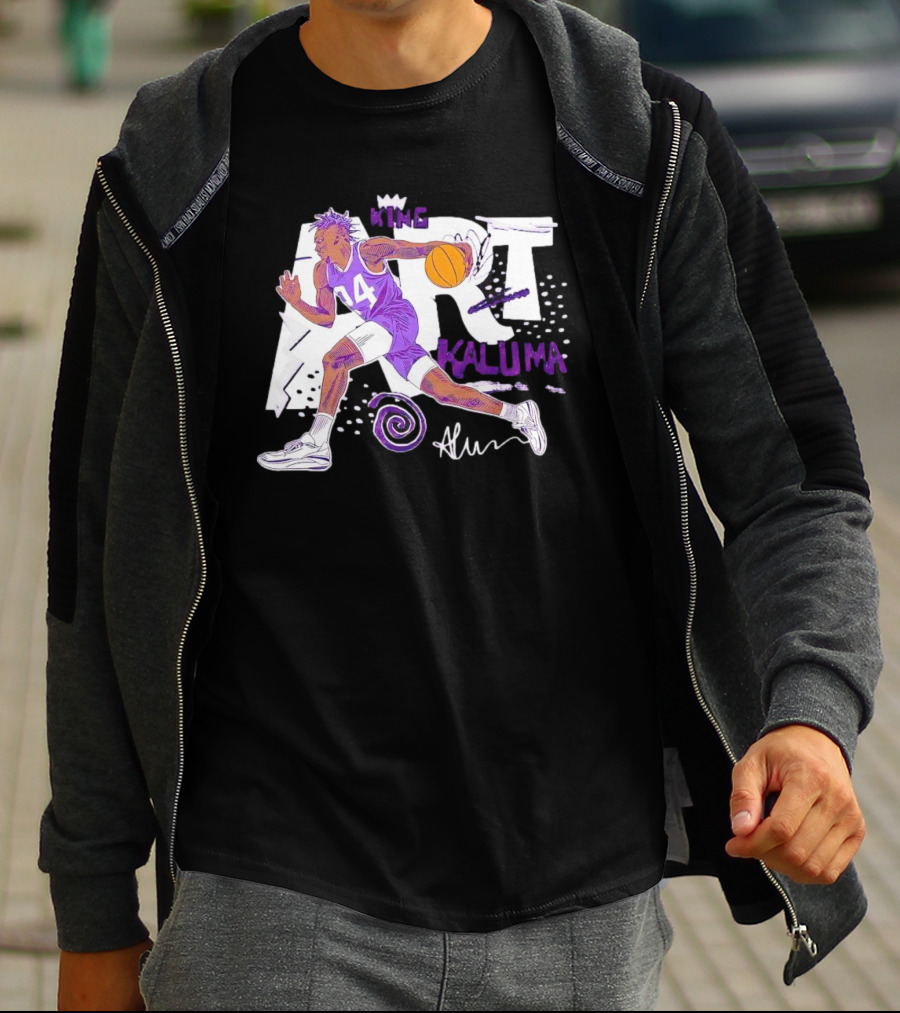 King Arthur Kaluma 14 Basketball Signature T-Shirt