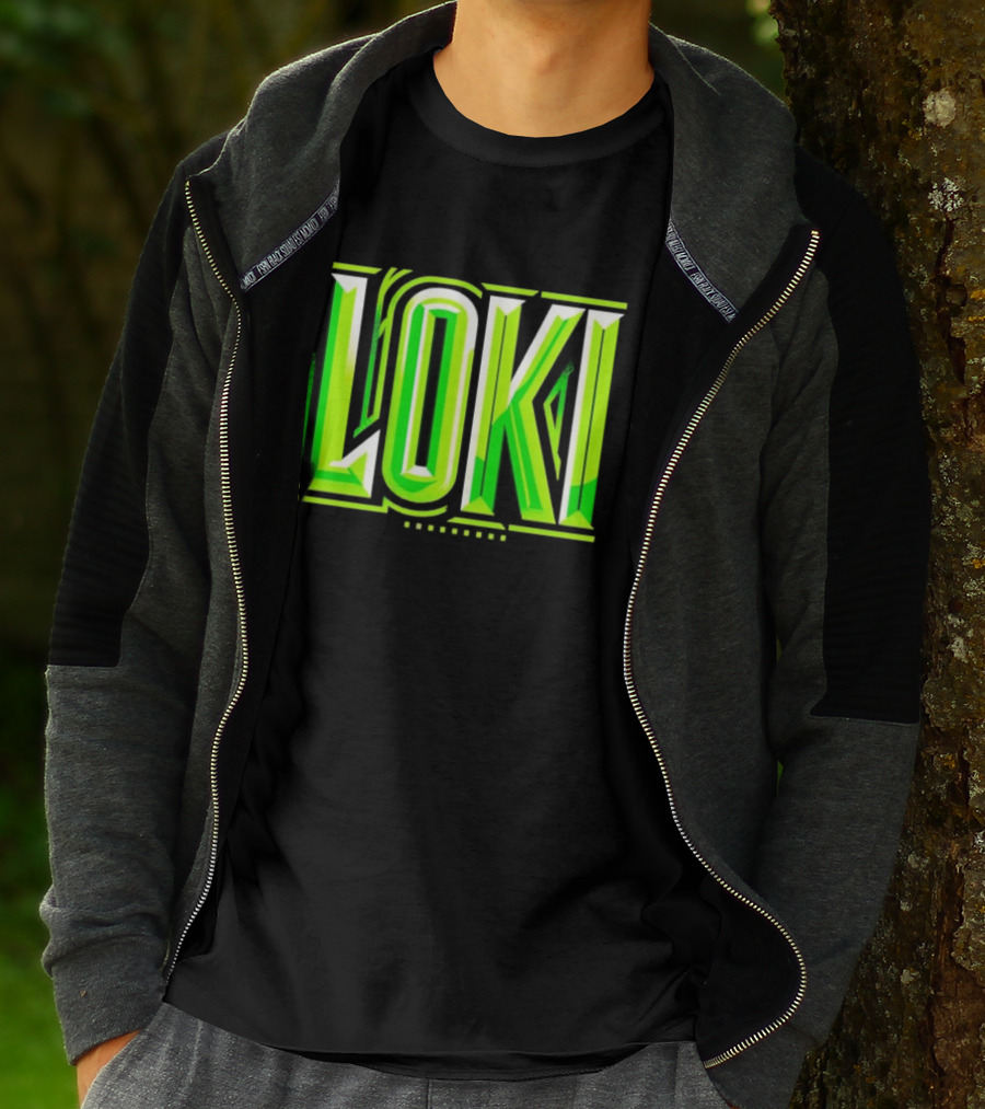 Loki Marvel Series Green Gradient T-Shirt