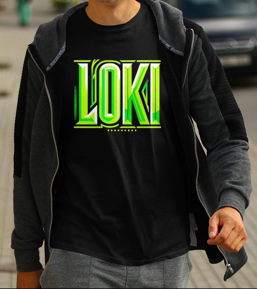 Loki Marvel Series Green Gradient T-Shirt