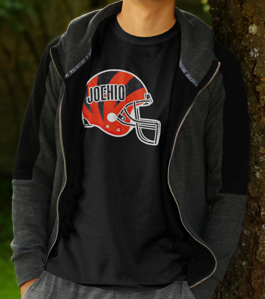 Cincinnati Bengals Joehio Football Helmet T-Shirt