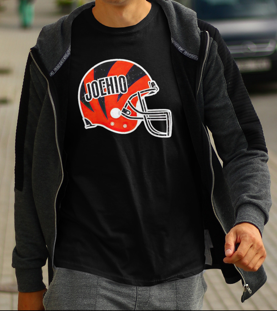 Cincinnati Bengals Joehio Football Helmet T-Shirt