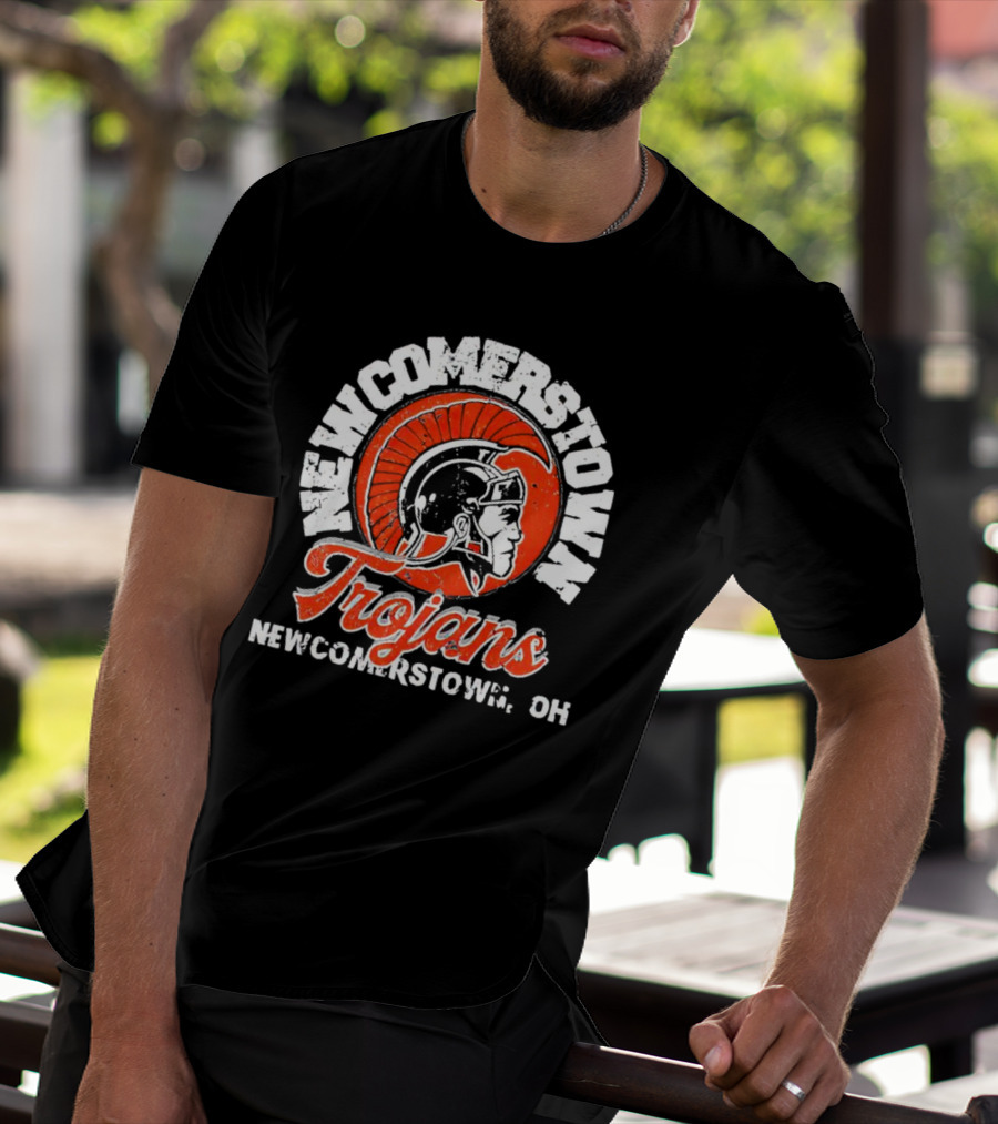 Newcomerstown Trojans Newcomerstown OH Helmet Emblem T-Shirt