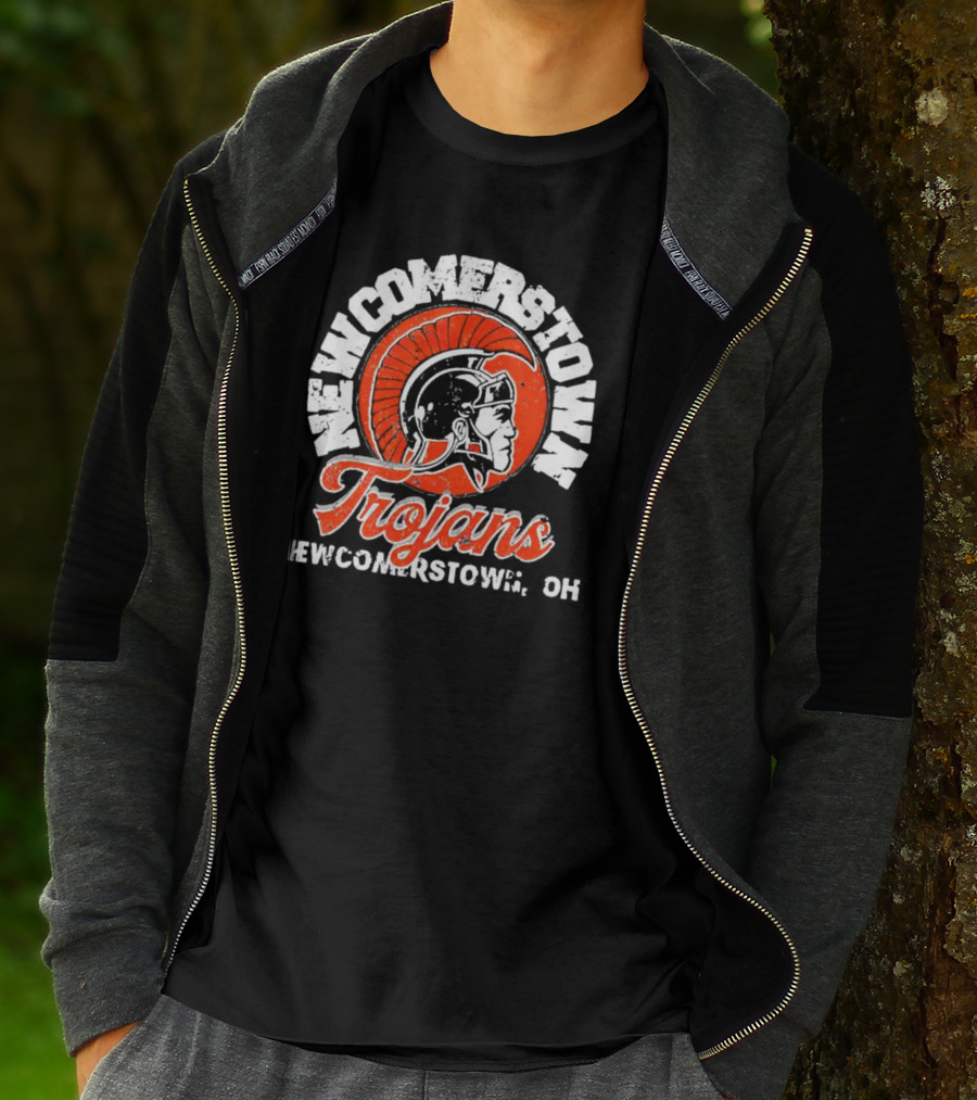 Newcomerstown Trojans Newcomerstown OH Helmet Emblem T-Shirt