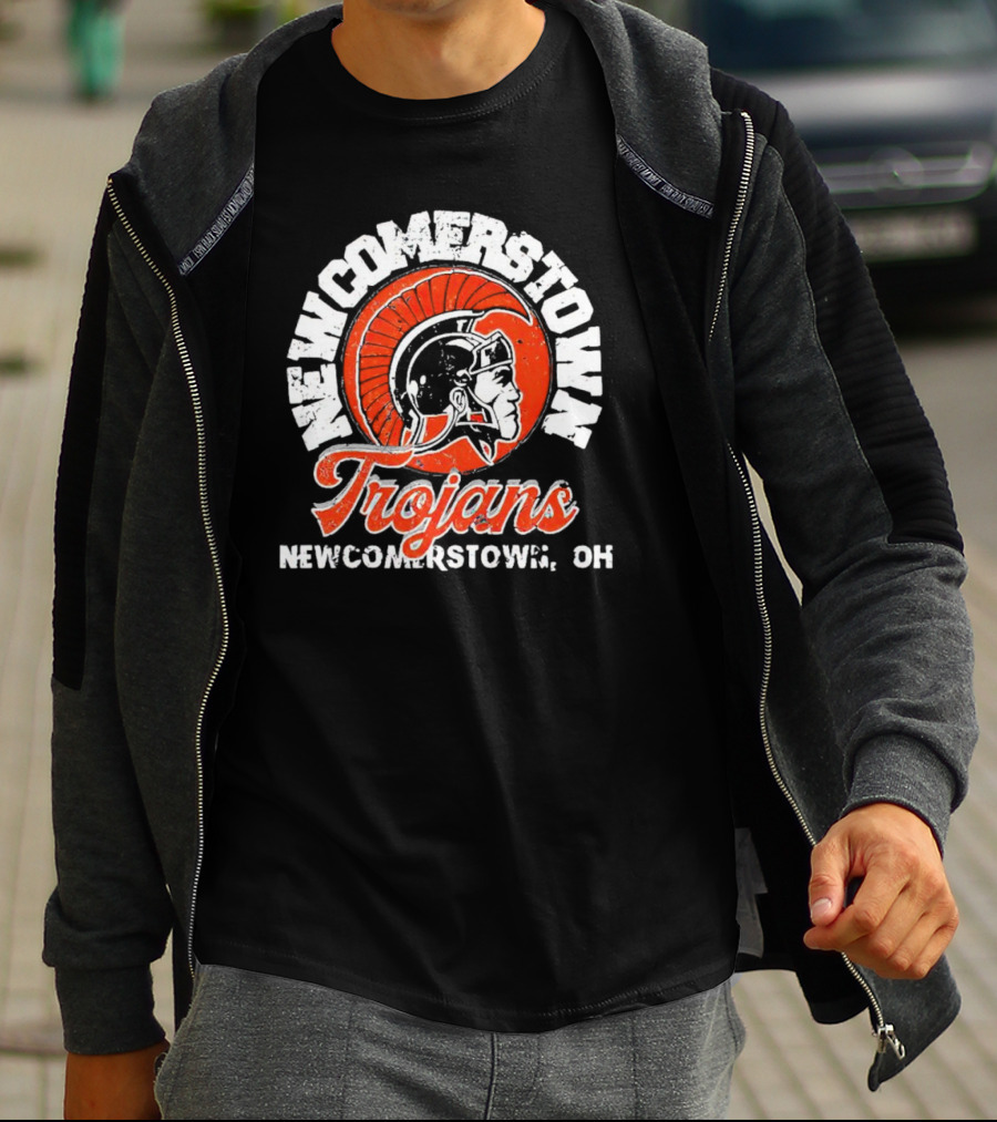 Newcomerstown Trojans Newcomerstown OH Helmet Emblem T-Shirt