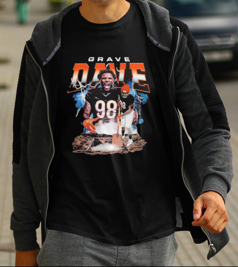 Grave Dave DJ Reader 98 Bengals Football T-Shirt