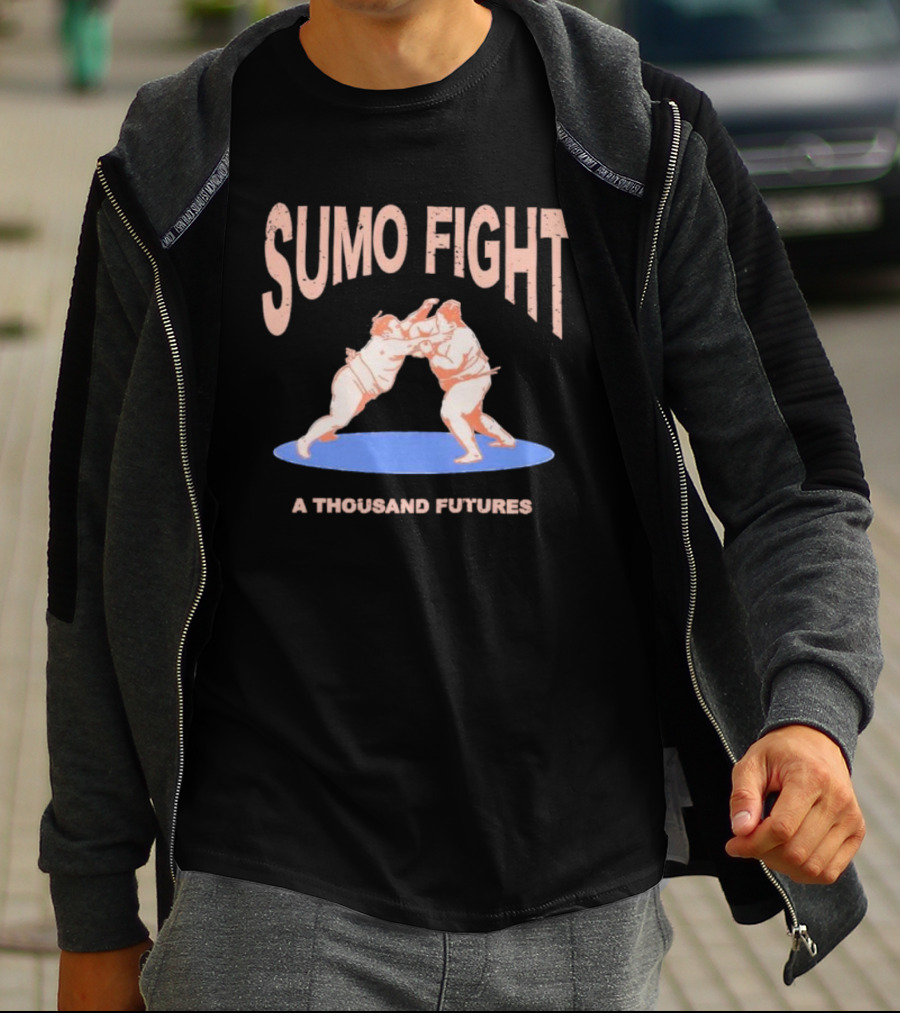 Sumo Fight A Thousand Futures Wrestling Match Iconic T-Shirt